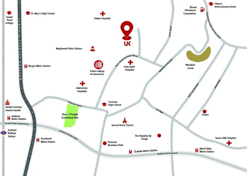  uk raya Location Plan