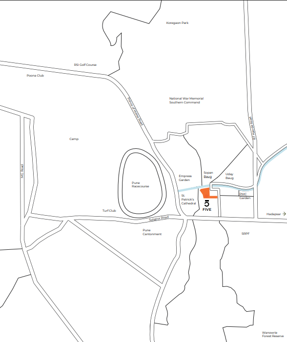  5 racecourse by skyi phase i Location Plan
