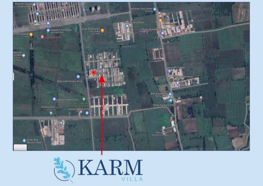 karm villa Location Plan