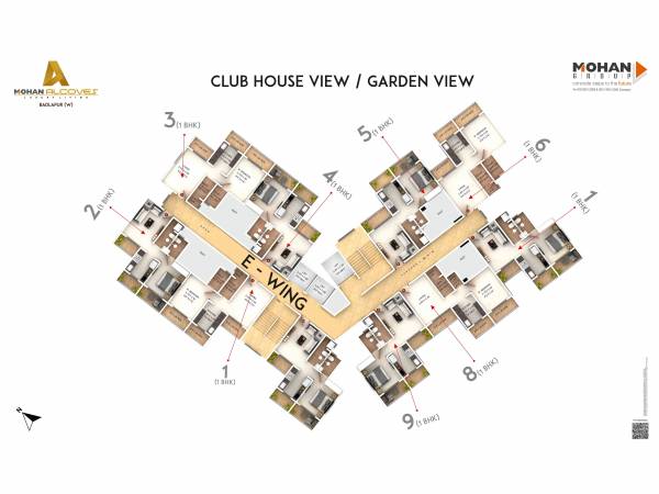  alcoves-i Building 1 Wing B Cluster Plan For Typical Floor Plan