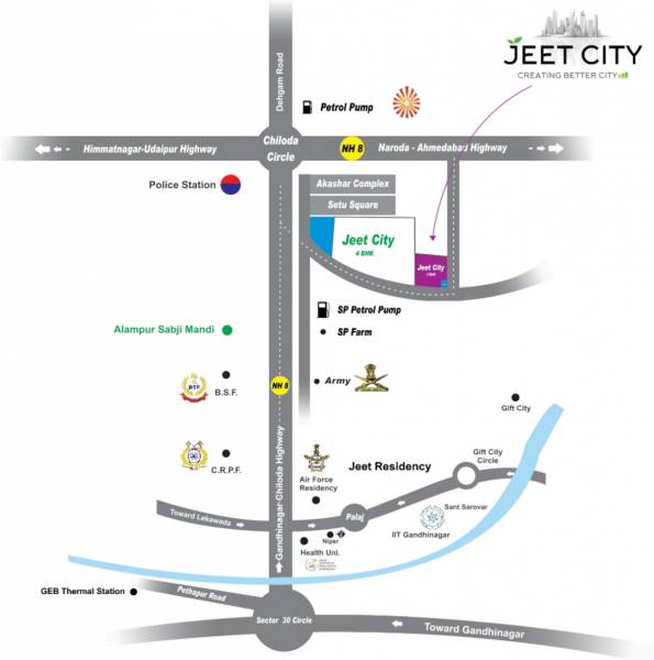  city-3bhk Location Plan