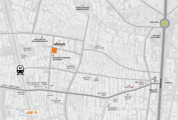  adhisthana-luxuria Location Plan