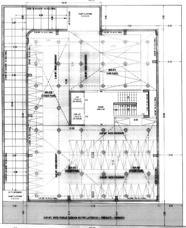  sahara apartment Sahara Apartment Cluster Plan for Basement Floor