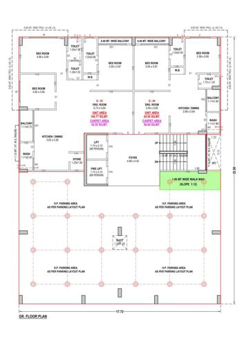  sahara-apartment Sahara Apartment Cluster Plan for ground Floor