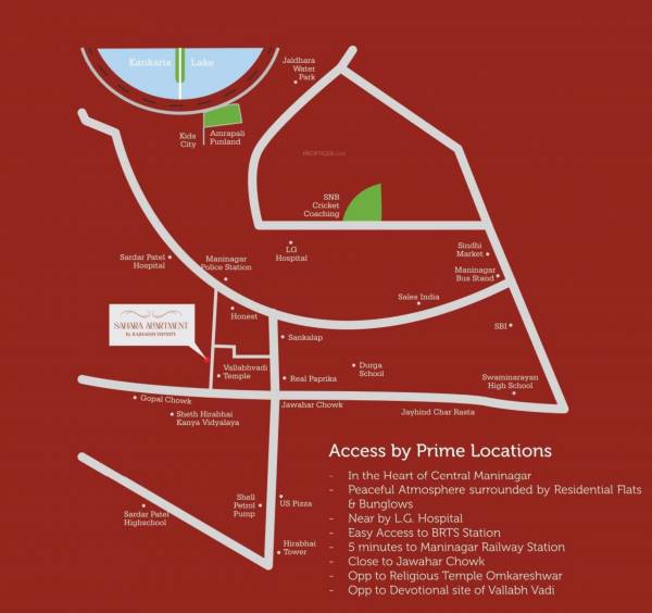  sahara-apartment Location Plan