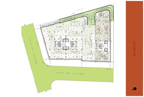  saral-paradise-and-sky-luxuria Block A And Block B Basement Cluster Plan