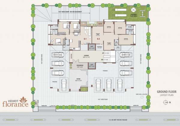  florance Florance Cluster Plan for ground Floor