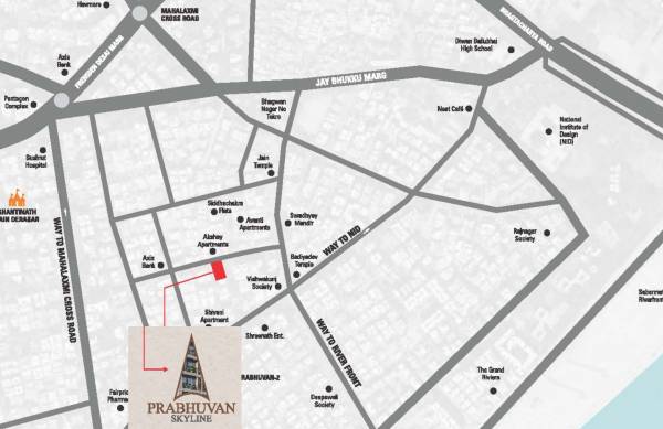  prabhuvan-skyline Location Plan
