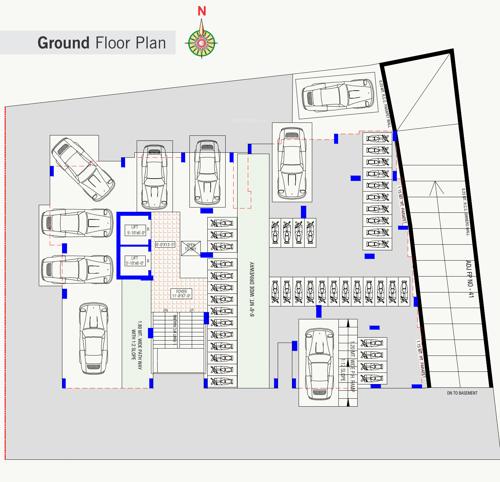  mangaldeep-apartment Mangaldeep Apartment Cluster Plan for ground Floor