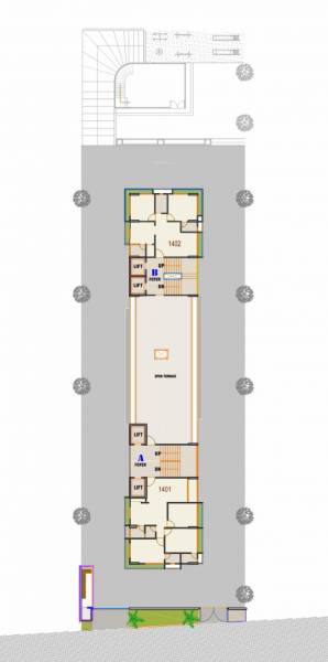  alaska-skyview Block A And B Cluster Plan For 14th Floor