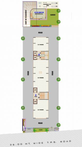  alaska-skyview Block A And B Cluster Plan For Ground Floor