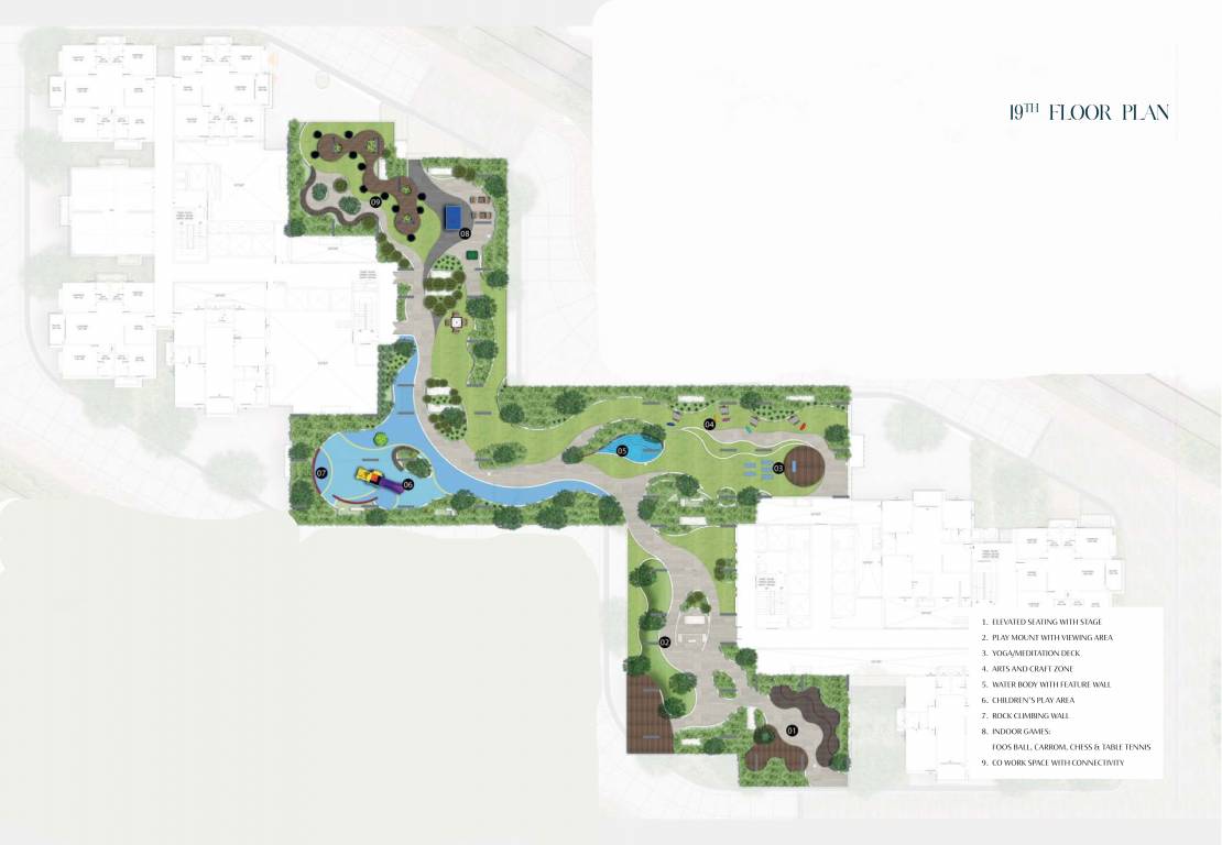 wave by raghava Block A To D Cluster Plan For 19 Floor