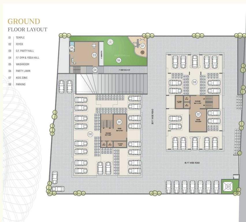  emerald Block A Cluster Plan