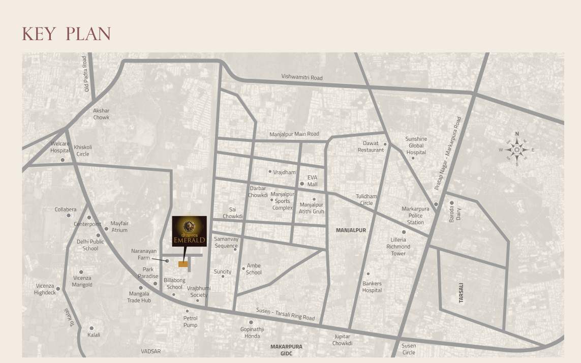  emerald Location Plan