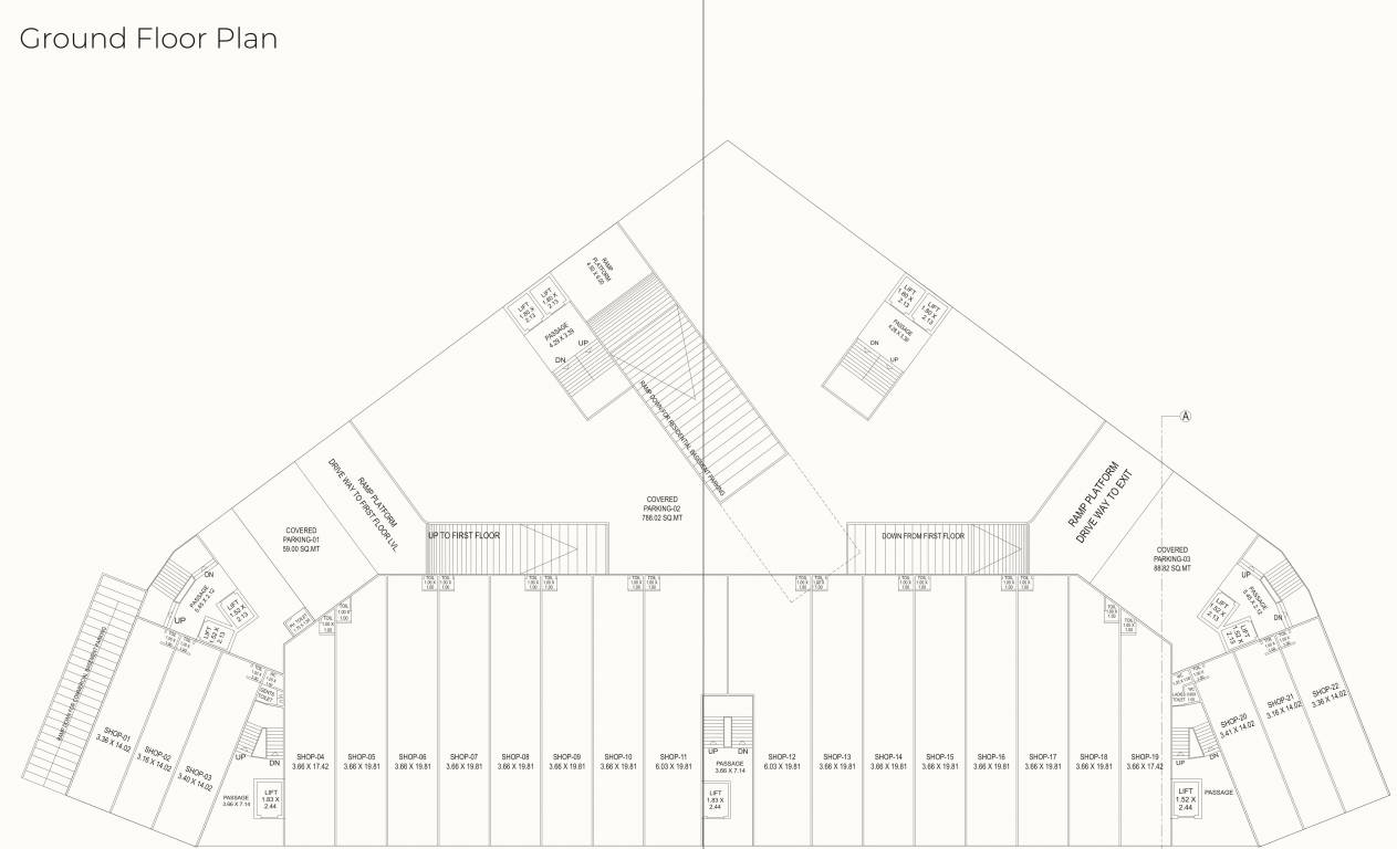  aashray eminent A Cluster Plan For Ground Floor