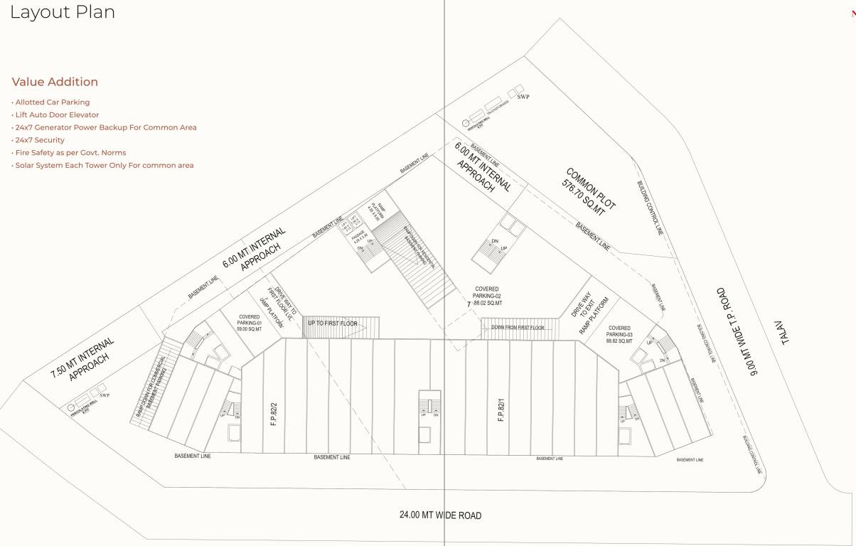  aashray eminent Layout Plan