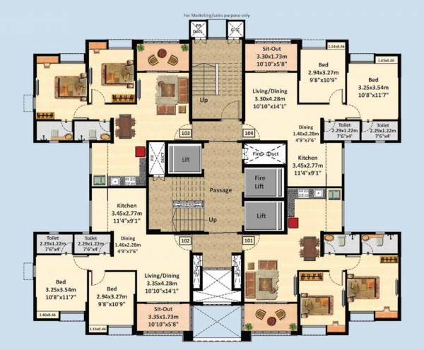  exuberance-iv Bldg C4 Cluster Plan