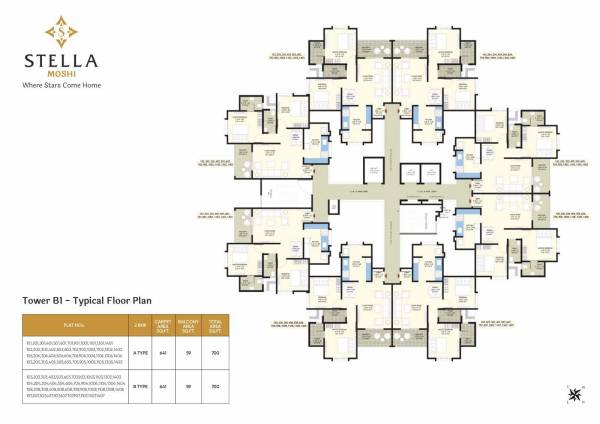  stella B1 Building Cluster Plan
