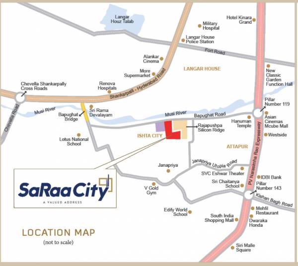  saraa-city Location Plan