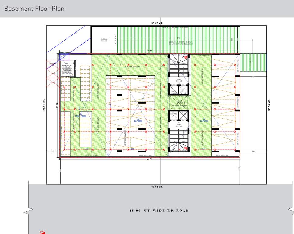 ever mark 445 A B Basement Cluster Plan