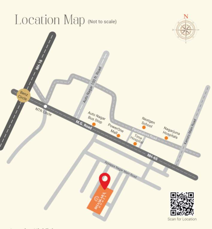  sri bhaskara homes Location Plan