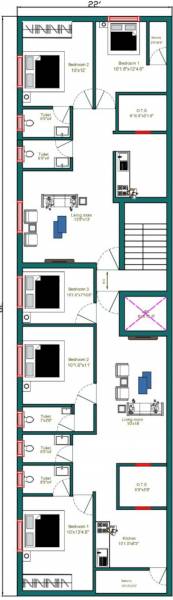  kpsh KPSH Cluster Plan from 1st to 3rd Floor