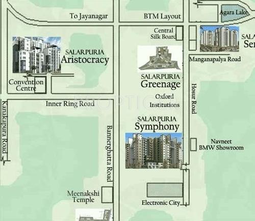  symphony Images for Location Plan of Salarpuria Sattva Symphony