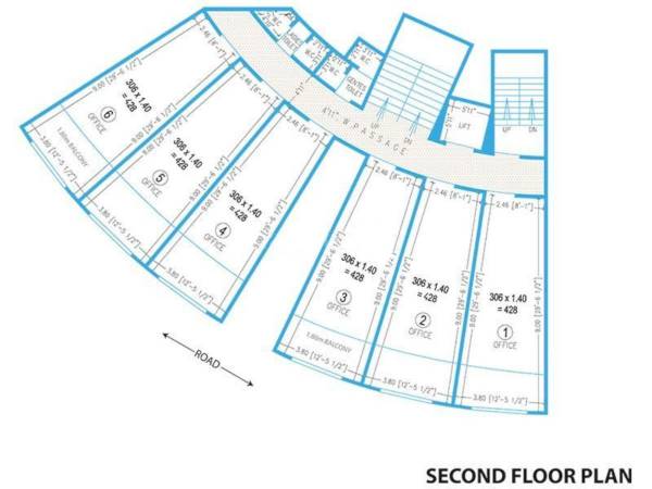  landge-landmark A Cluster Plan for 2nd Floor