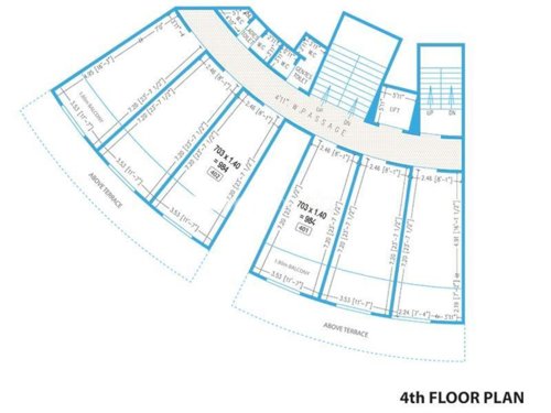 landge-landmark A Cluster Plan for 4th Floor