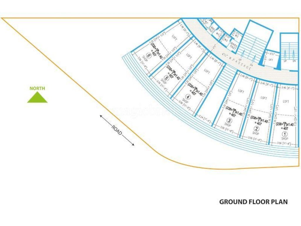  landge landmark A Cluster Plan for ground Floor