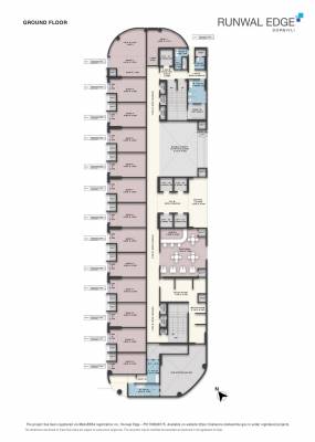  edge Runwal Edge - building no 52 Cluster Plan for ground Floor