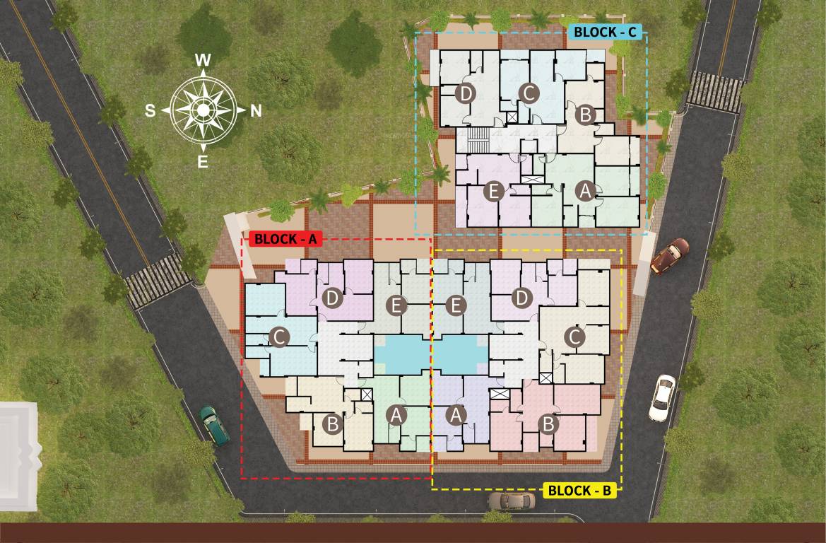  courtyard Layout Plan