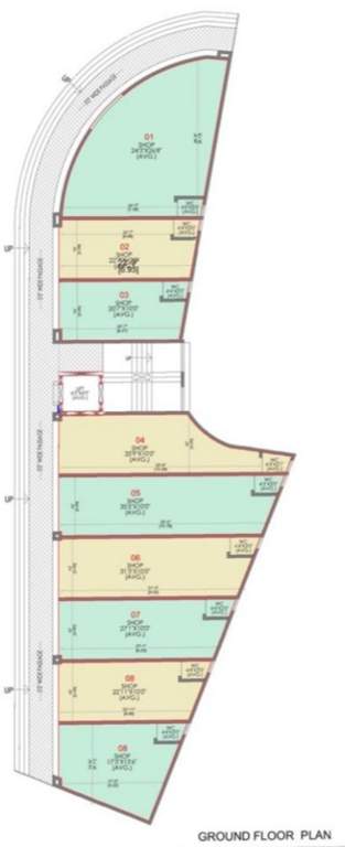  the evoq The Evoq Ground Floor Cluster Plan