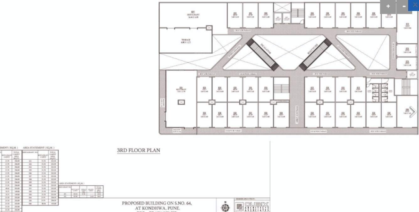  ultima business center Ultima Business Center Cluster Plan for 3rd Floor