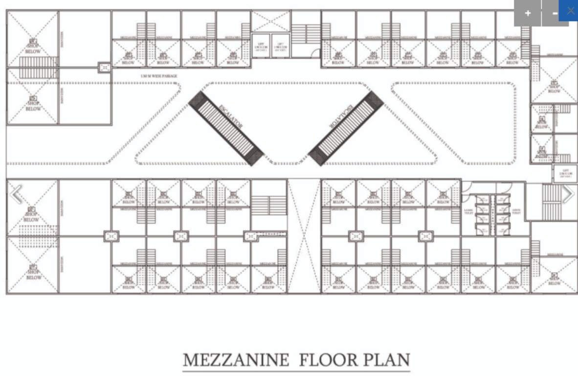  ultima business center Ultima Business Center Typical Floor Cluster Plan