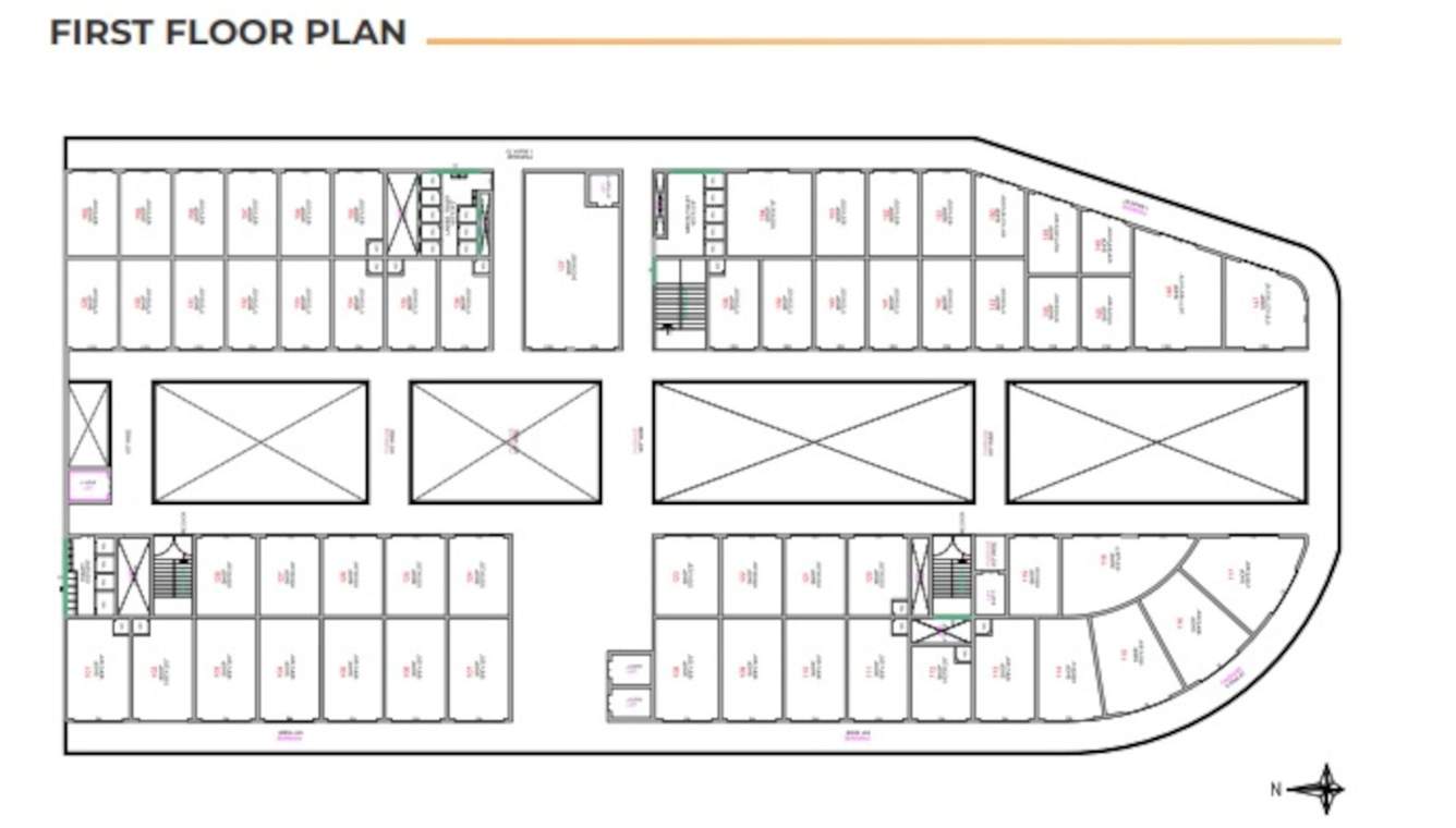  the business gate The Business Gate Cluster Plan for 1st Floor