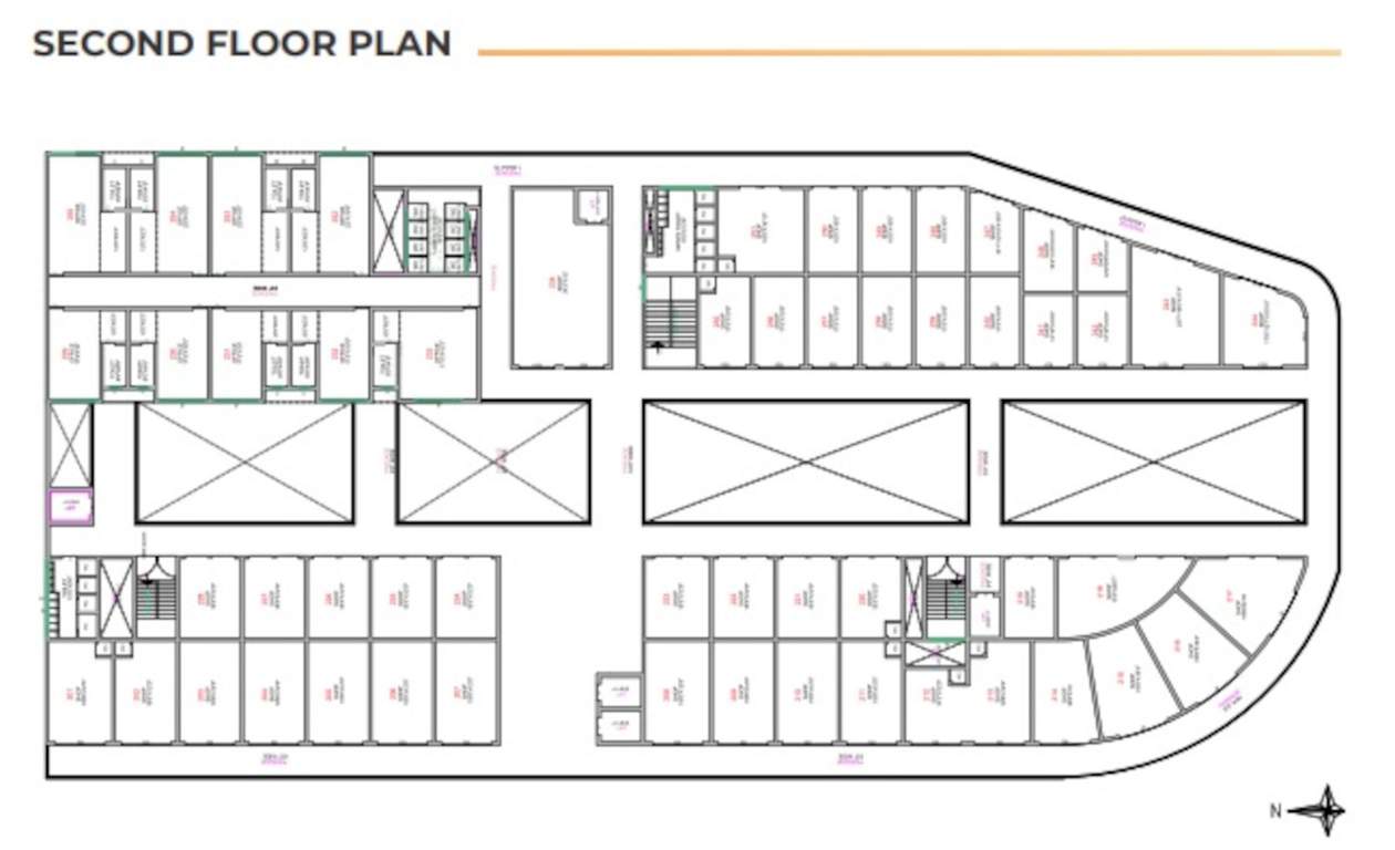  the business gate The Business Gate Cluster Plan for 2nd Floor