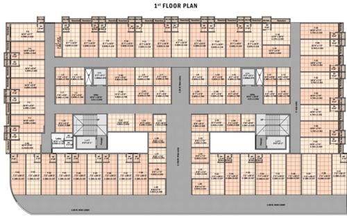  intelligentia-business-park Intelligentia Business Park Vashi 1st Floor Cluster Plan