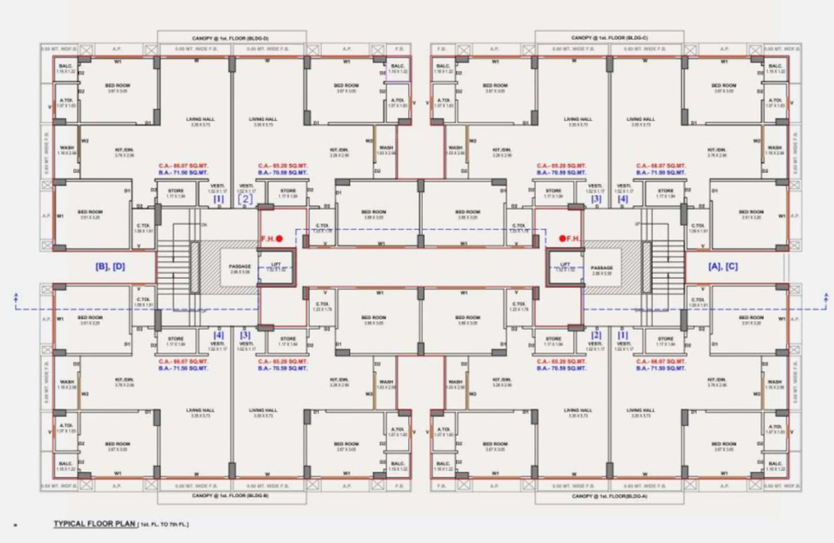 homes Building B Cluster Plan