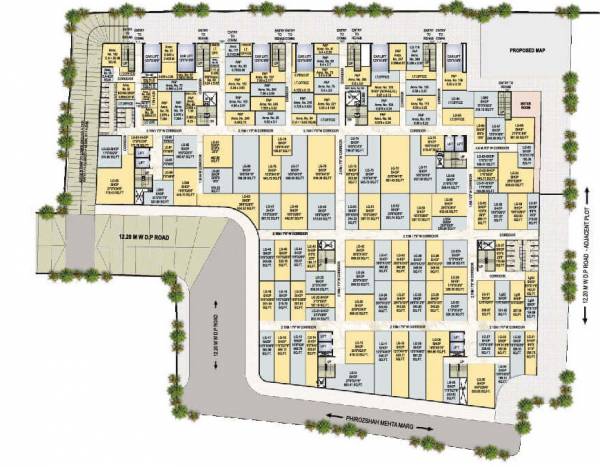  ramdev-plaza Ramdev Plaza Cluster Plan For Typical Floor Plan
