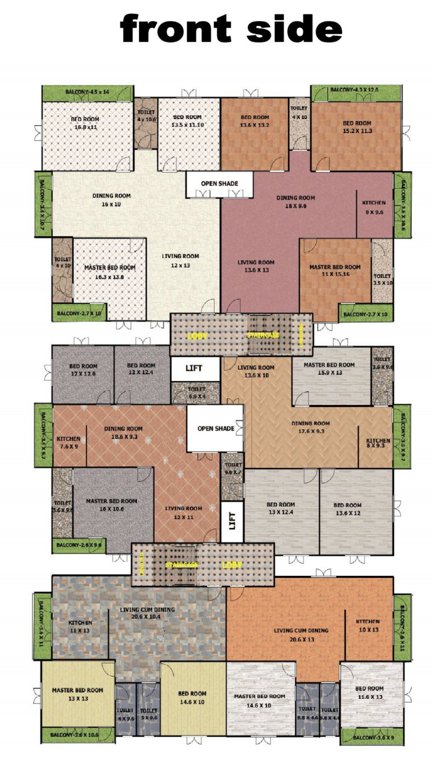 om palace Om Palace Cluster Plan