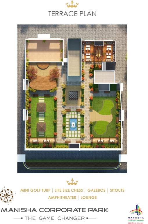  corporate park Manisha Corporate Park Terrace Cluster Plan