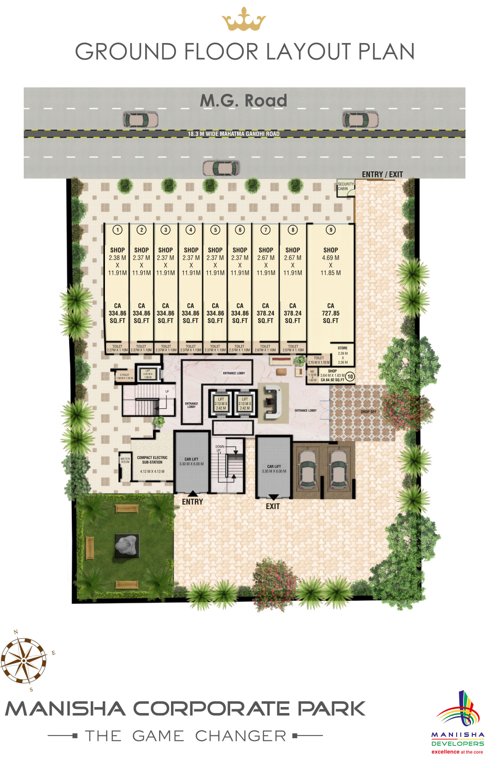  corporate park Layout Plan