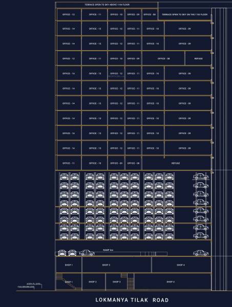  w-92 W 92 Cluster Plan For Ground Floor