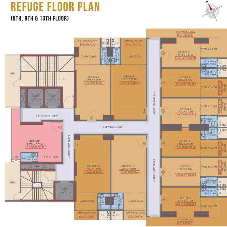  emporio Fortune Emporio Cluster Plan For 5th, 9th And 13th Floor