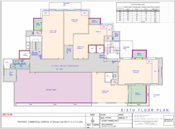  the-melange The Melange Cluster Plan for 6th Floor