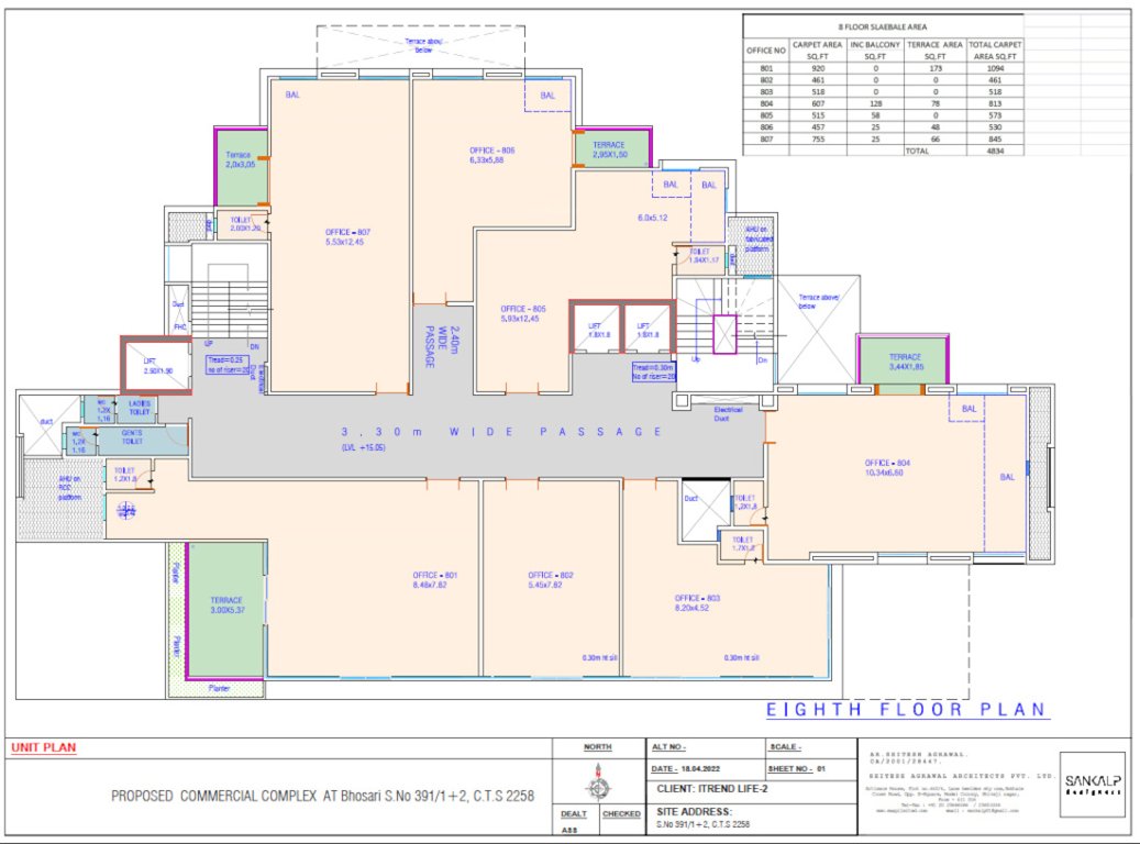  the melange The Melange Cluster Plan for 8th Floor