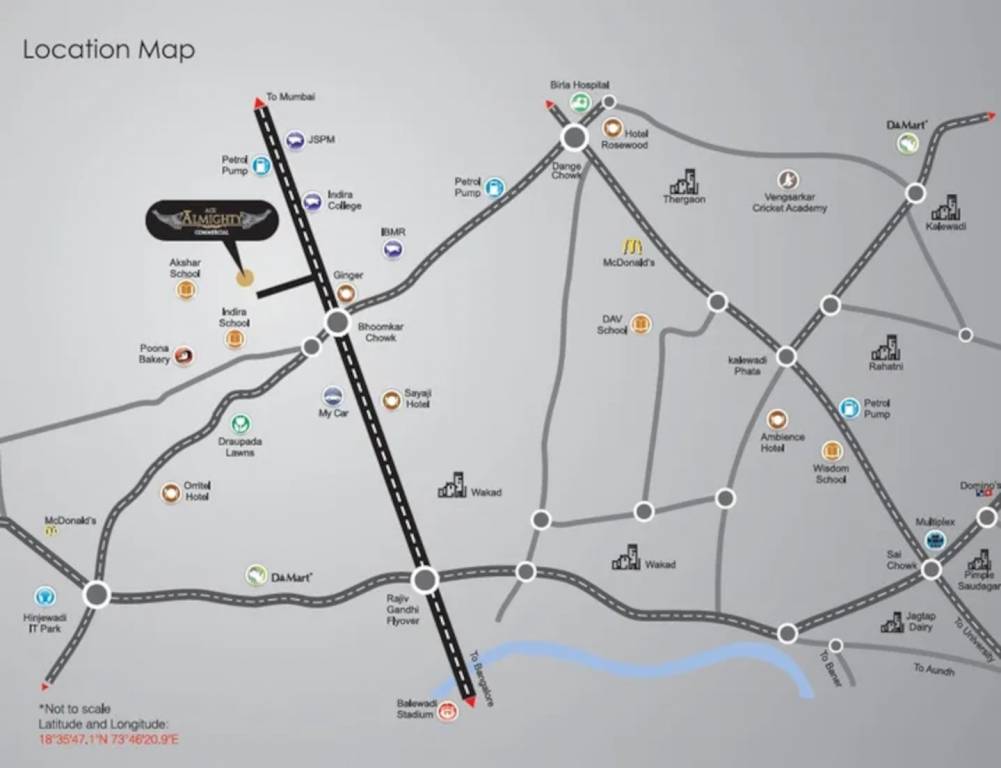  ace almighty commercial Location Plan