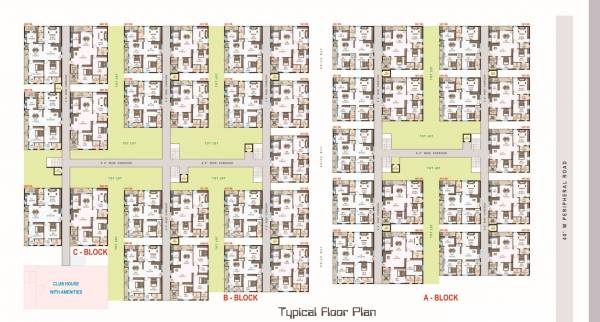  harikousthubham-homes Block A Cluster Plan