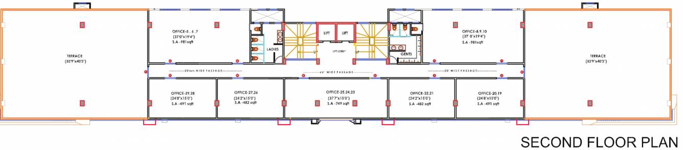  msr square MSR Square Cluster Plan For 2nd Floor